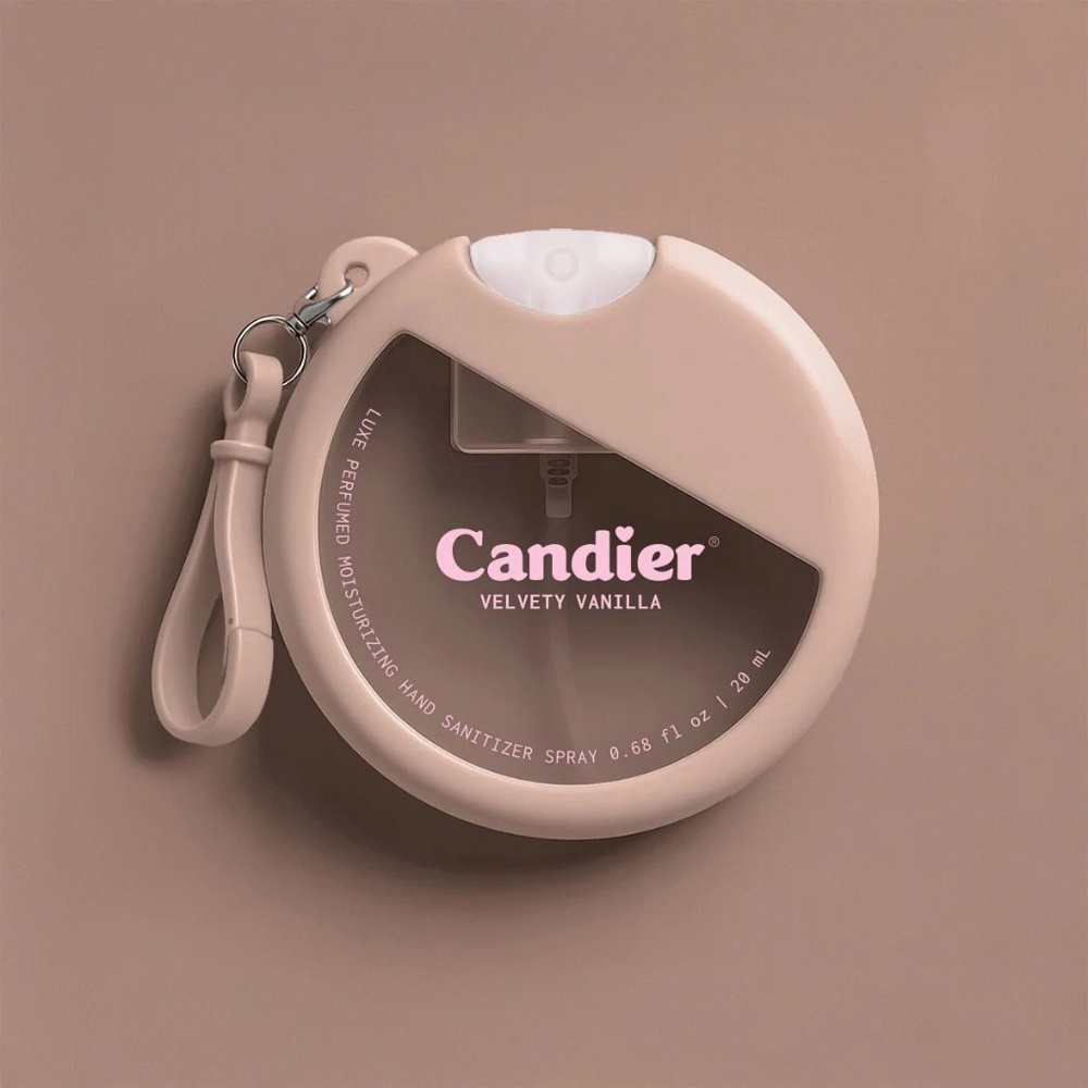 Velvety Vanilla Hand Sani With Cute Keychain Case